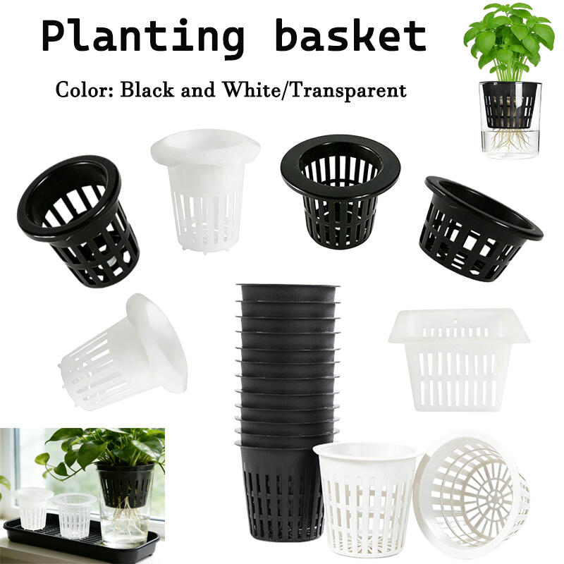 Plant Aquarium Pot - 5/10Pcs Hydroponic Colonization Mesh, Plastic Mesh