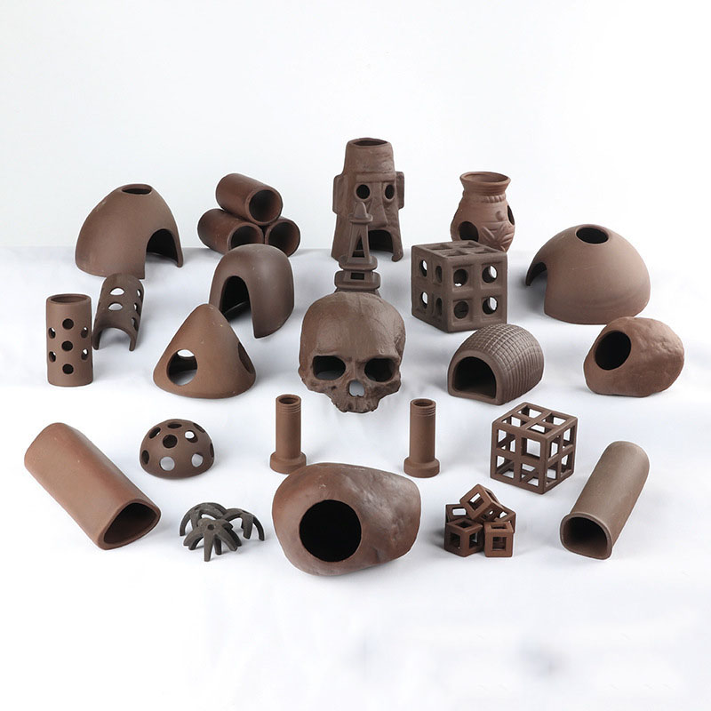Ceramic Aquarium Cave Fish Shr - đánh giá và giá Aquarium Plant Holder