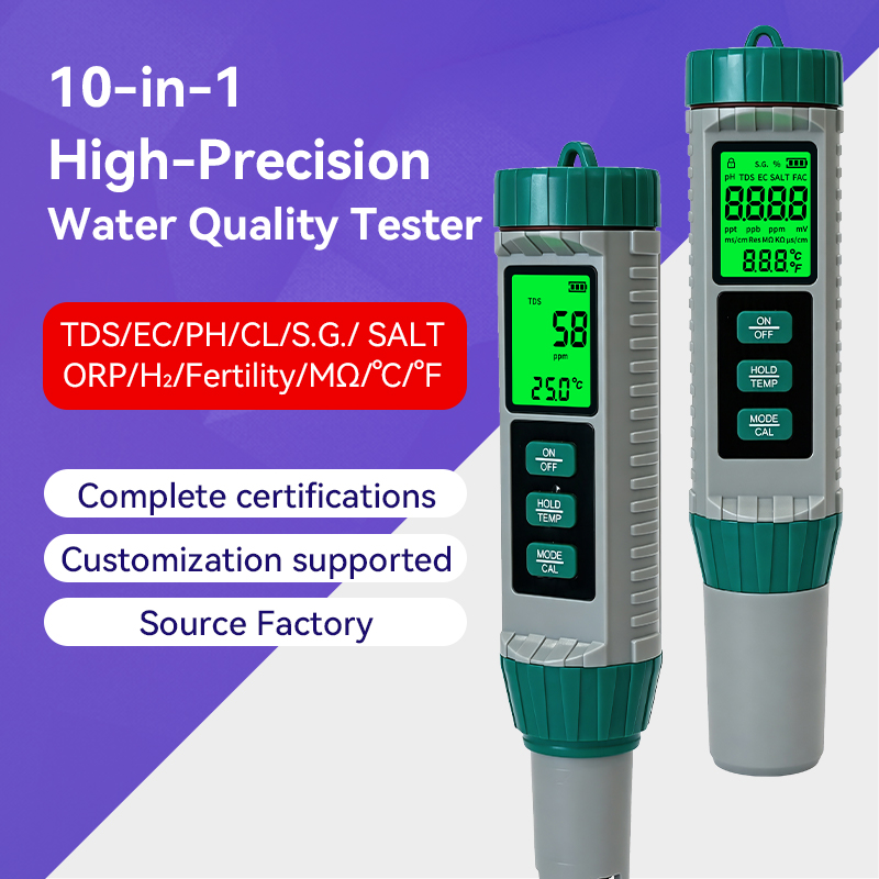 New 10 In 1 PH Meter PH TDS EC - đánh giá và giá Aquarium Fertilizer