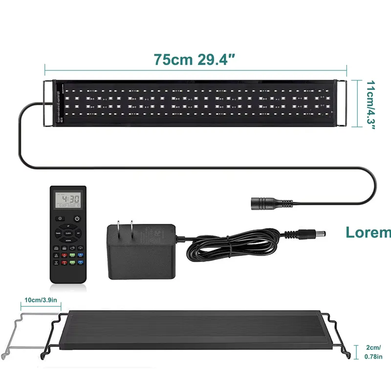 SIROKA 75cm Professional LED F - đánh giá và giá Live Plant Aquarium