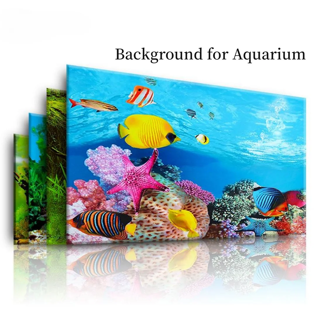 Background Aquarium 3D Sticker - đánh giá và giá Aquarium Plants Live