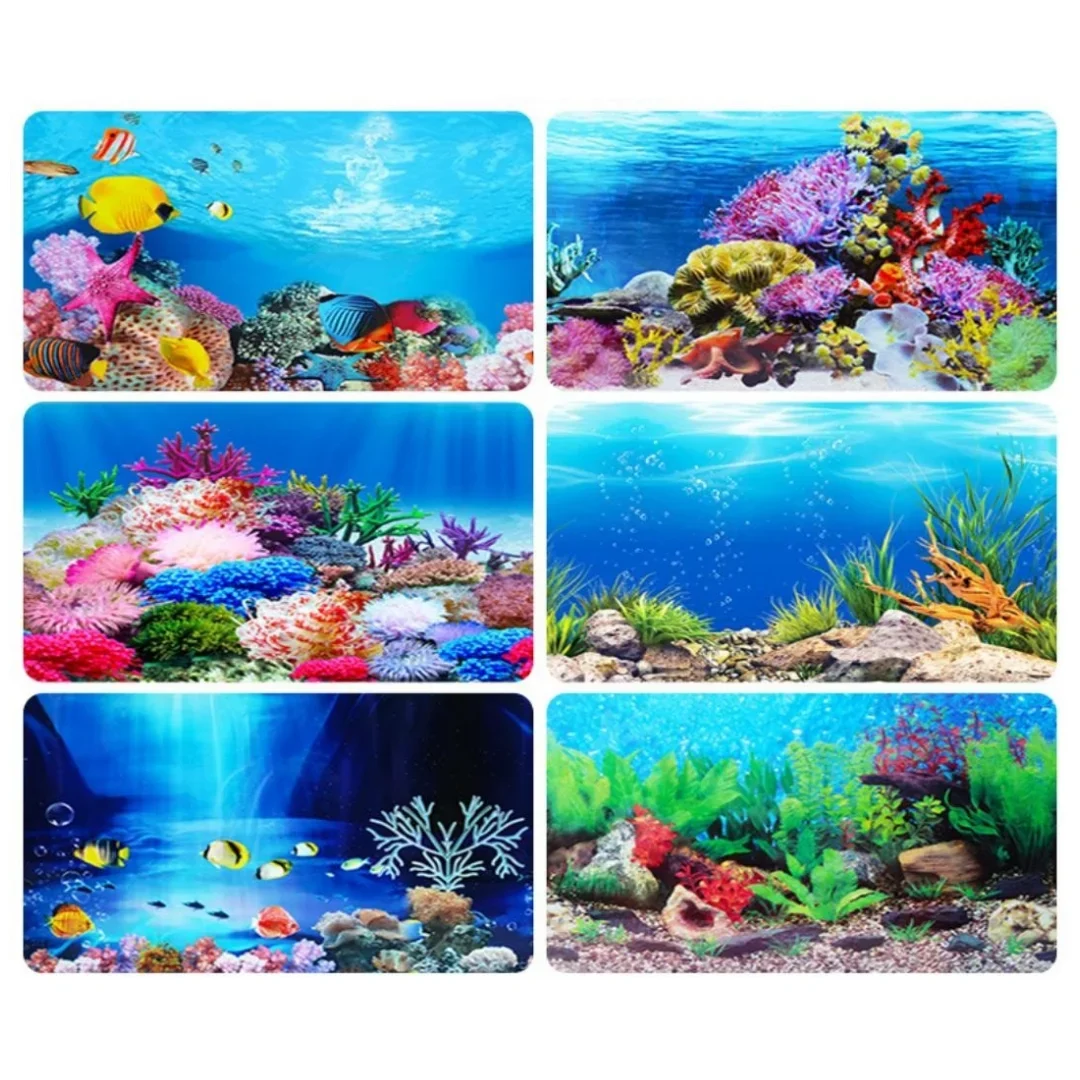 Background Aquarium 3D Sticker - đánh giá và giá Aquarium Plants Live