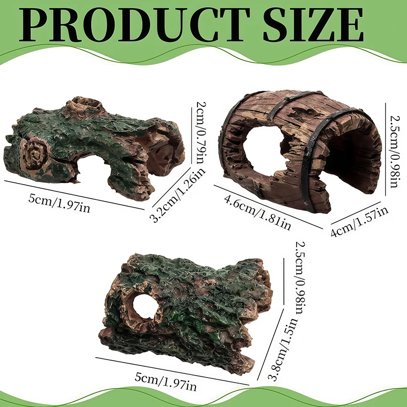 3Pcs Aquarium Resin Decoration - đánh giá và giá Aquarium Moss