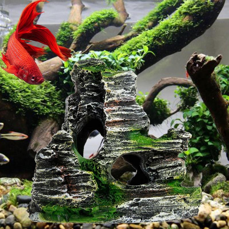 Aquarium Sandstone Decoration  - đánh giá và giá Aquarium Plants Live
