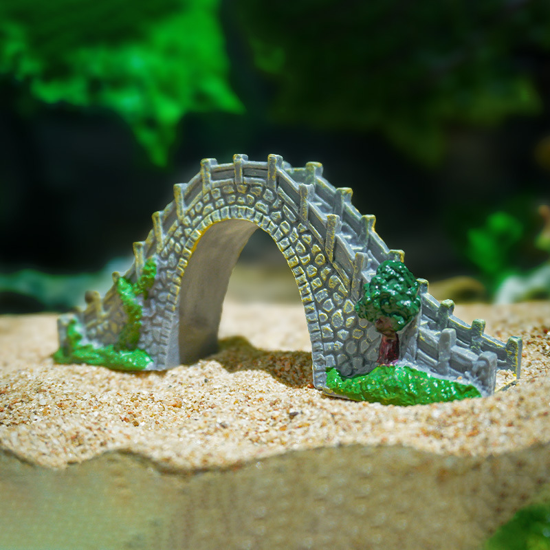Ancient Single Arch Stone Brid - đánh giá và giá Aquarium Moss