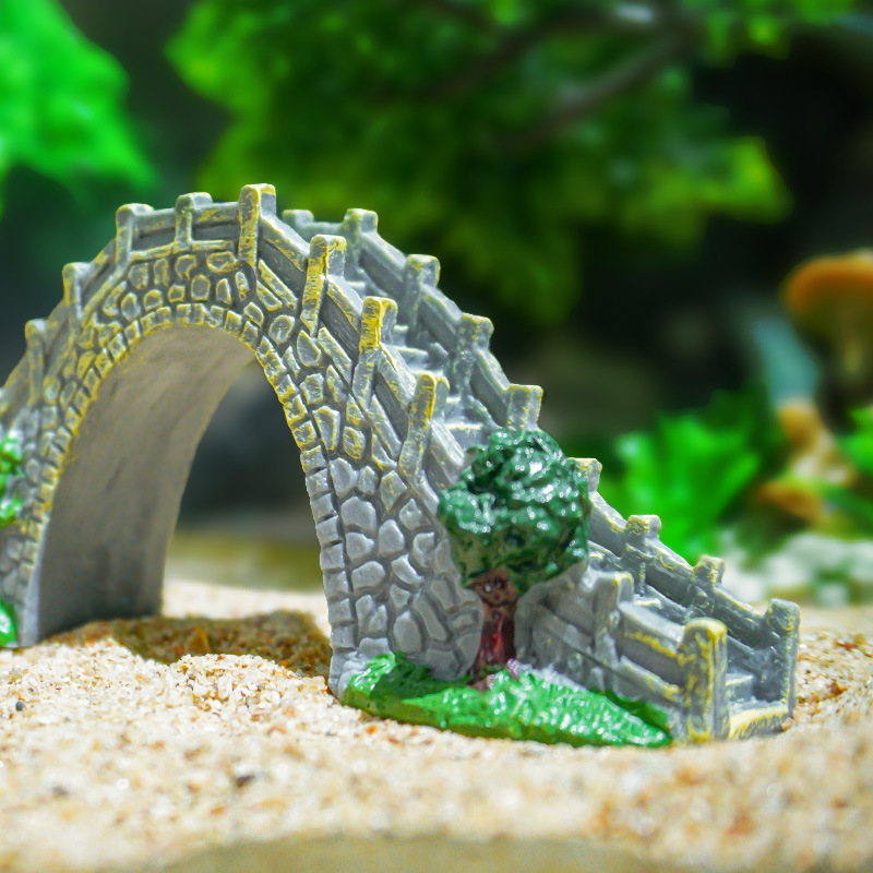 Ancient Single Arch Stone Brid - đánh giá và giá Aquarium Moss
