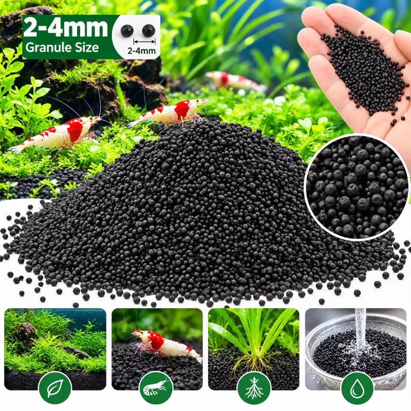 Black Aquarium Substrate Soil  - đánh giá và giá Aquarium Planted Tank Filter