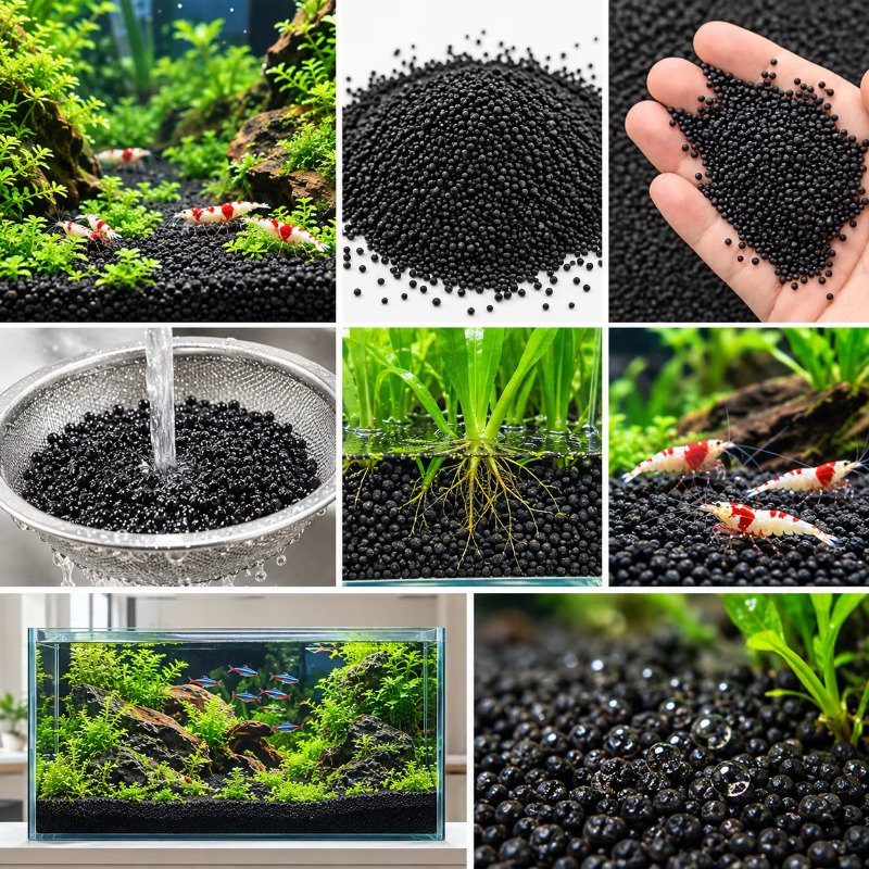 Black Aquarium Substrate Soil  - đánh giá và giá Aquarium Planted Tank Filter